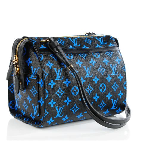 louis vuitton blue bag monogram